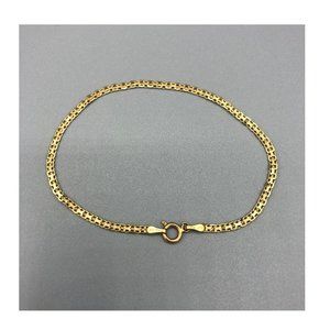 Genuine 14K Gold Charm Bracelet 7-inches